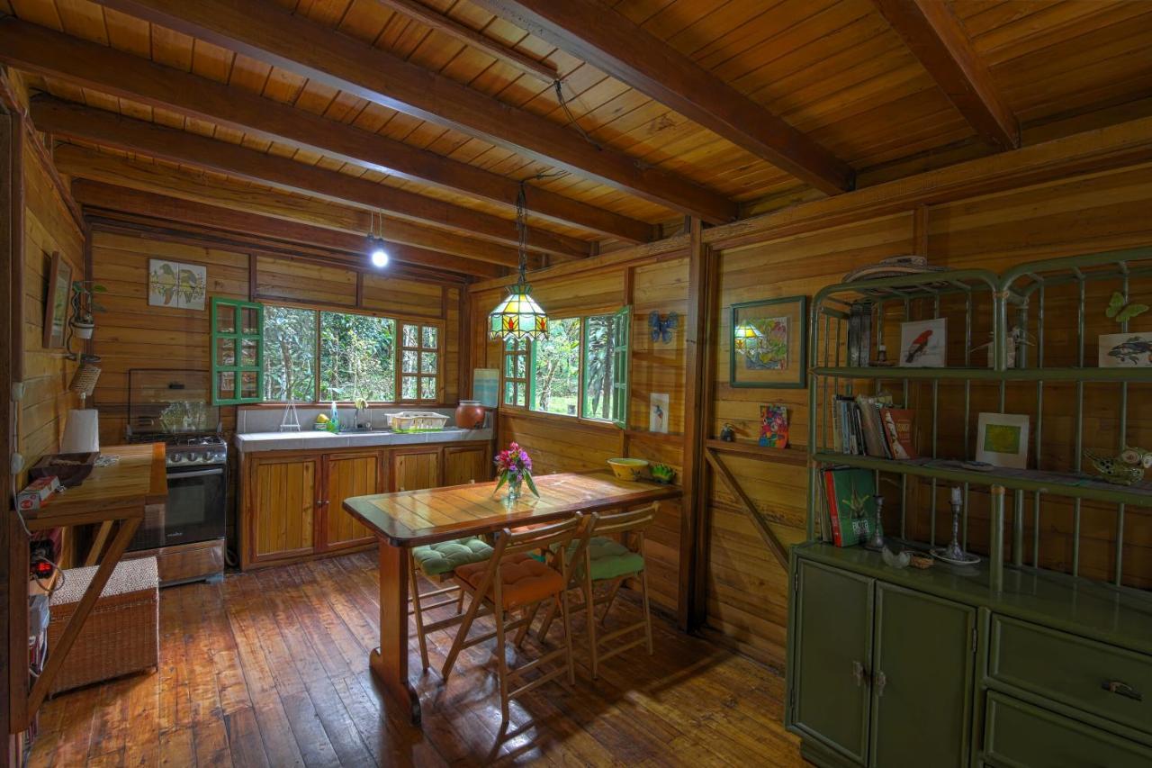 Mindo Eco Chalet Con Rio Y Cascada Экстерьер фото